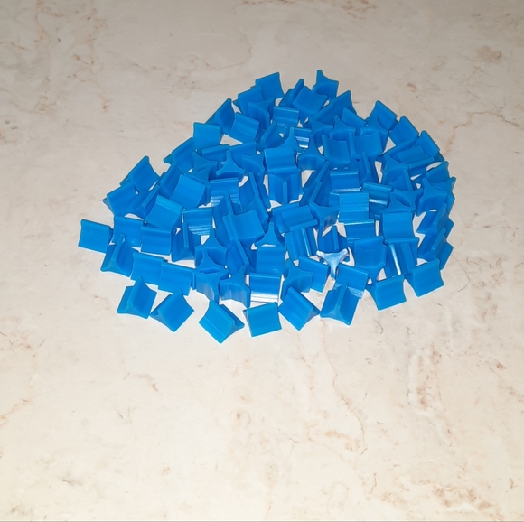 Castle Risk Vintage Game Replacement Pieces BLUE - Picture 2 of 7